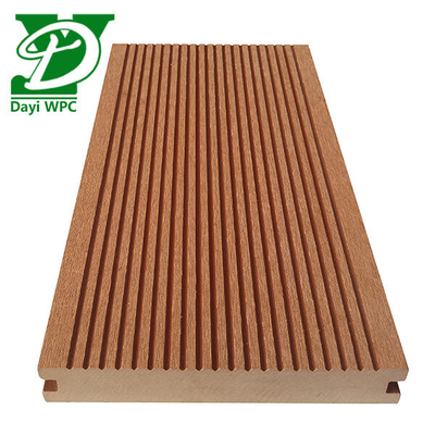 Modern Waterproof Composite Decking WPC Decking Material Perlindungan Kelembaban