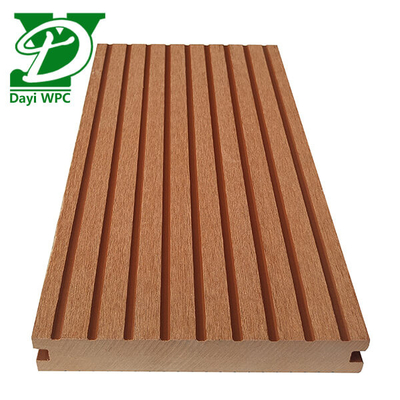 Modern Waterproof Composite Decking WPC Decking Material Perlindungan Kelembaban