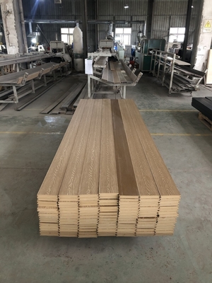 140x23mm Waterproof Composite Decking Embossed Composite Decking Untuk Ruang Luar Ruang
