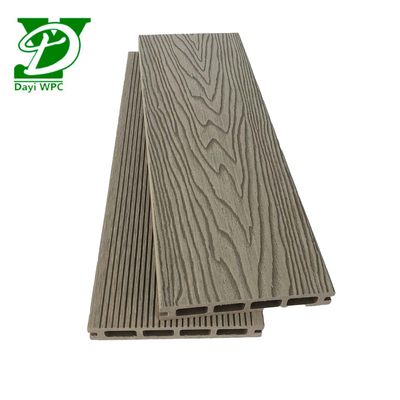 Tipe berongga WPC Modern Deck Komposit Decking Water Resistant