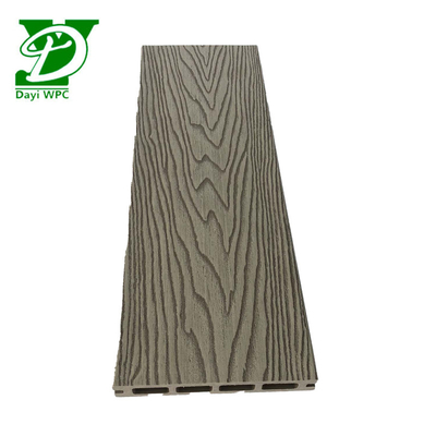 Tipe berongga WPC Modern Deck Komposit Decking Water Resistant