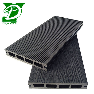 Modern Waterproof Kayu Plastik Komposit Decking Kerongkongan