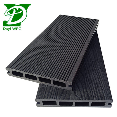 Modern Waterproof Kayu Plastik Komposit Decking Kerongkongan