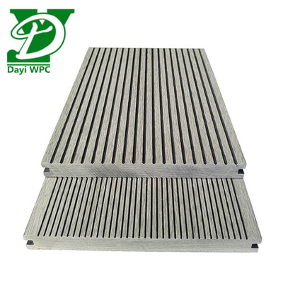 Modern Solid WPC Decking Wear Resistance WPC Deck Flooring Anti Jamur