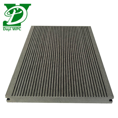 Modern Solid WPC Decking Wear Resistance WPC Deck Flooring Anti Jamur