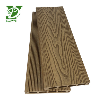 Gaya Kontemporer Waterproof WPC Komposit Decking Ramah Lingkungan