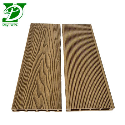 Gaya Kontemporer Waterproof WPC Komposit Decking Ramah Lingkungan