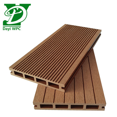 Ukuran 140x23mm Dekorasi luar WPC Desain modern Gaya tahan aus
