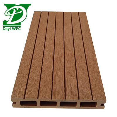 Ukuran 140x23mm Dekorasi luar WPC Desain modern Gaya tahan aus
