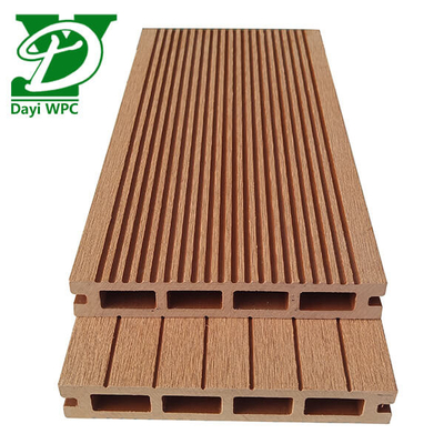 Ukuran 140x23mm Dekorasi luar WPC Desain modern Gaya tahan aus