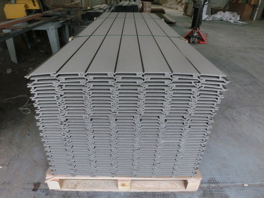 Ketahanan tinggi WPC Fassade Cladding TN-12A Untuk Modern Outdoor Wall