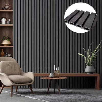Pemasangan Panel Dinding WPC Fluted Cladding Interior Panel Dinding WPC Weather Proof