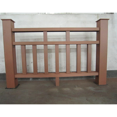 WPC Composite Fencing tahan air Panel WPC Untuk Gerbang Disesuaikan