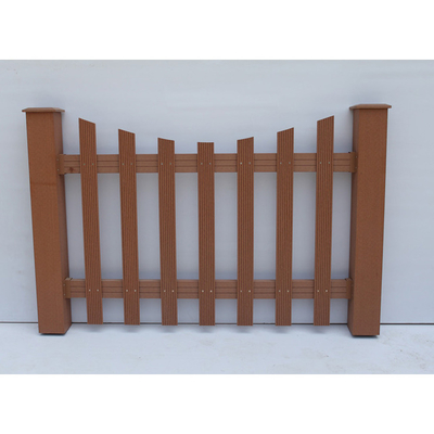 Fencing Komposit WPC Luar Ruangan Desain Custom Warna Untuk Taman / Yard