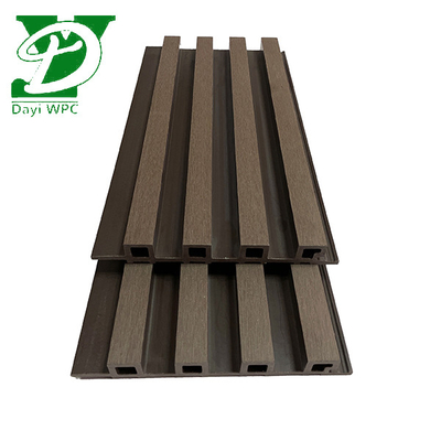 Premium Kayu Alam Biji Indoor WPC Wall Panel Wear Resisting