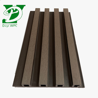 Premium Kayu Alam Biji Indoor WPC Wall Panel Wear Resisting
