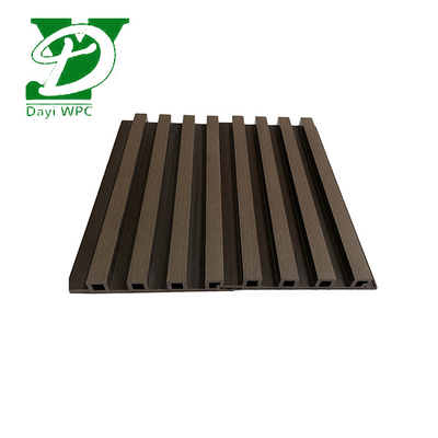 Premium Kayu Alam Biji Indoor WPC Wall Panel Wear Resisting