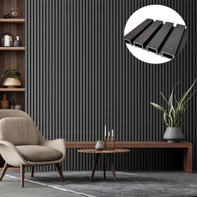 Premium Kayu Alam Biji Indoor WPC Wall Panel Wear Resisting