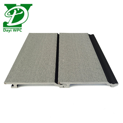 Desain Modern WPC Eksterior Wall Cladding Untuk Bangunan Kantor Waterproof