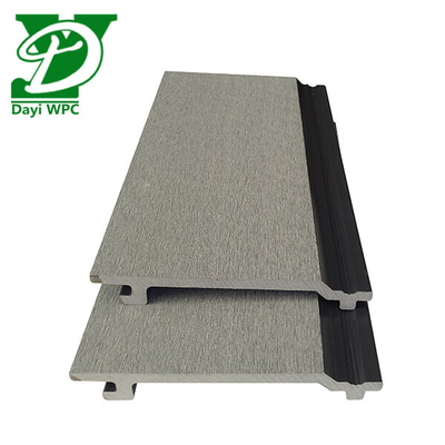 Desain Modern WPC Eksterior Wall Cladding Untuk Bangunan Kantor Waterproof