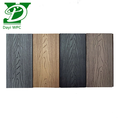 Papan WPC yang dapat disesuaikan pagar Kayu Plastik Untuk privasi tahan erosi