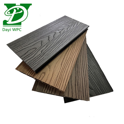 Papan WPC yang dapat disesuaikan pagar Kayu Plastik Untuk privasi tahan erosi