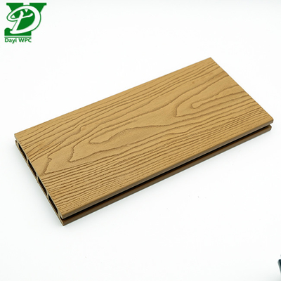 Dek kayu plastik komposit ramah lingkungan / Wpc yang terbuat dari bahan daur ulang