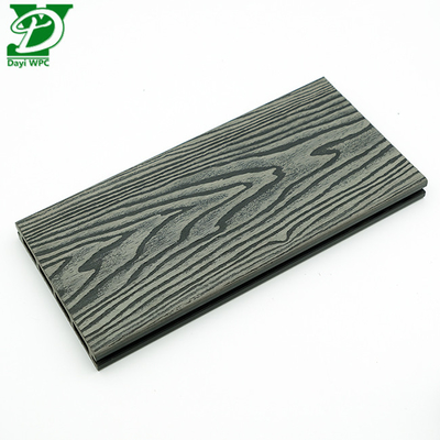 Versatile Decking Komposit Core Hollow Deep Embossed WPC
