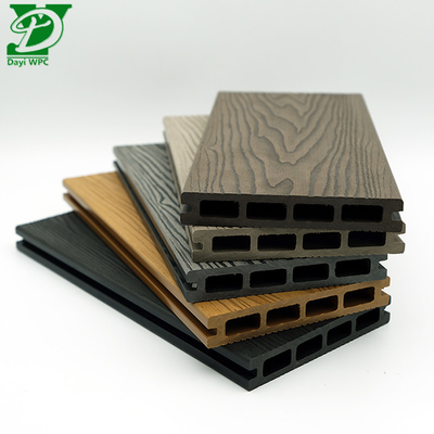 Waterproof WPC Composite Decking Board Mudah dipasang dengan aksesoris