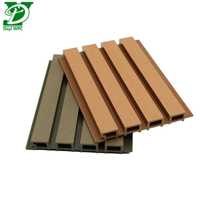 Ekosensitif WPC eksternal dinding Lapisan Low-maintenance Facades