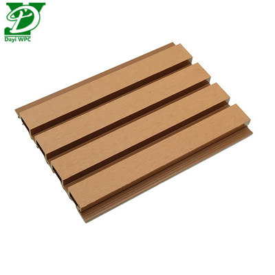 Ekosensitif WPC eksternal dinding Lapisan Low-maintenance Facades