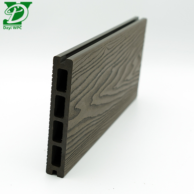Papan Deking WPC Inti Berongga WPC Timbul Dalam 3D